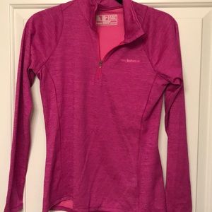 Pink new balance quarter zip